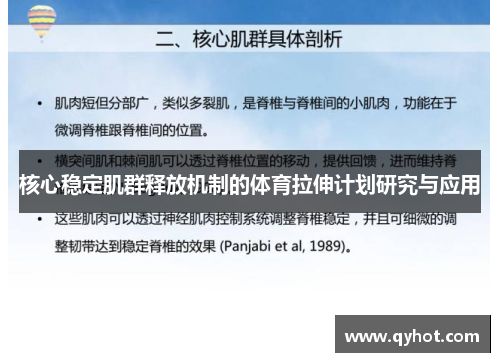 核心稳定肌群释放机制的体育拉伸计划研究与应用